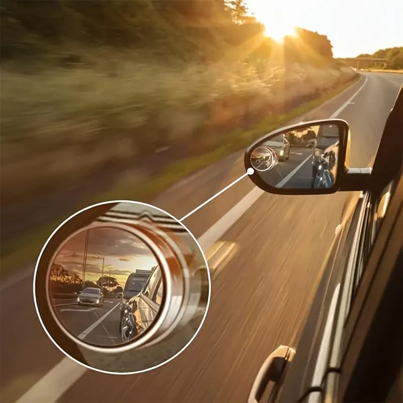 2 Inch Round Blind Spot Mirror | 🔥Pack of 2🔥 | FLAT 50% OFF SAVING